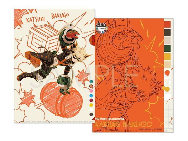 My Hero Academia Clear File Color B Katsuki Bakugo