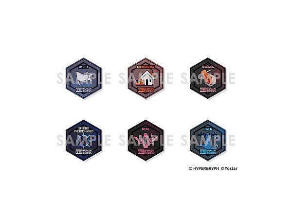 Arknights: Record Medal Pins Vol.3 Box.B 1Box 6Pcs
