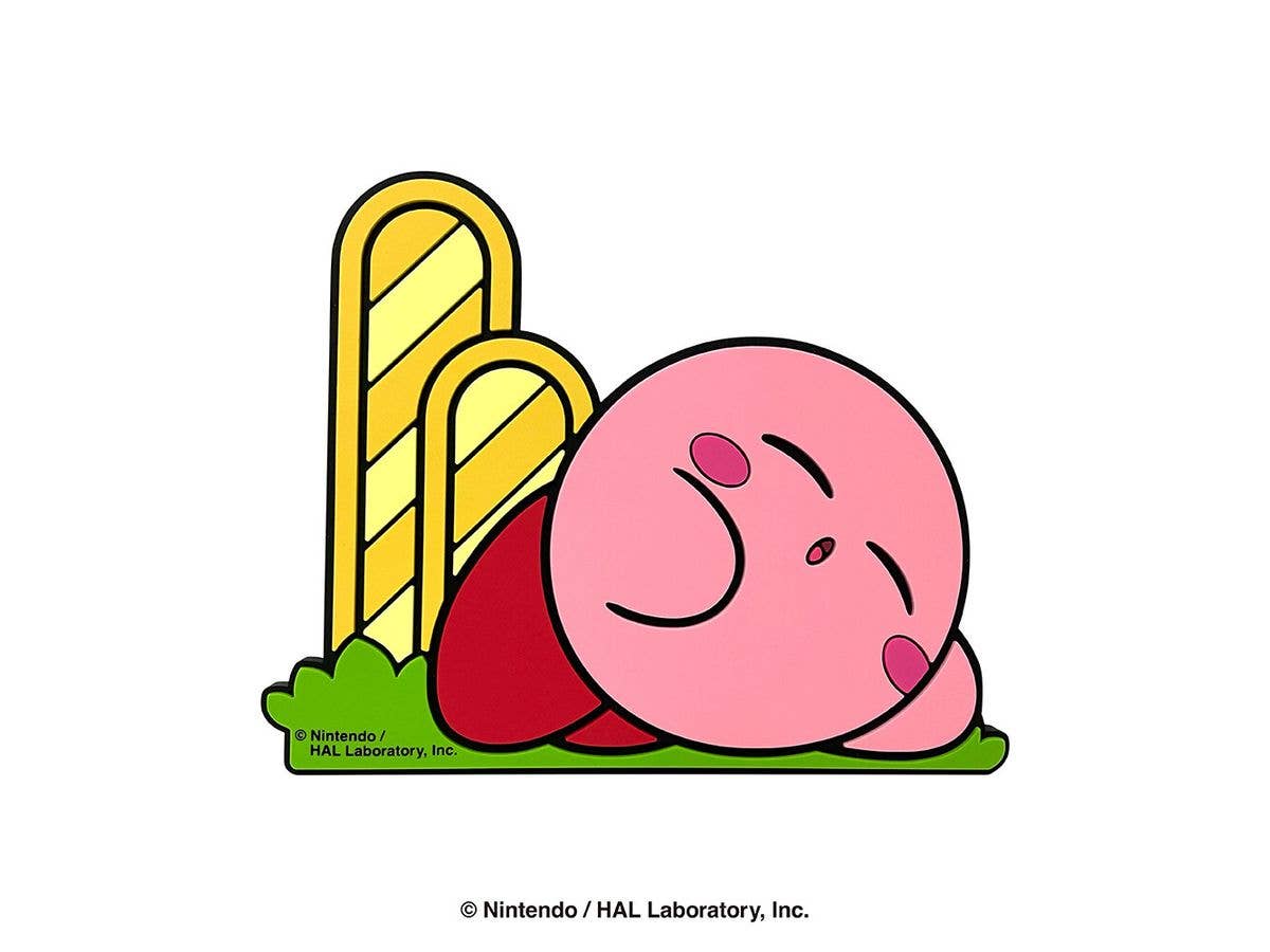 Kirby's Dream Land: Rubber Magnet (Kirby Sleep)