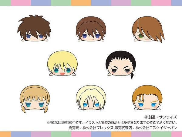 New Mobile Report Gundam Wing Mochimochi Mascot 1Box 8Pcs