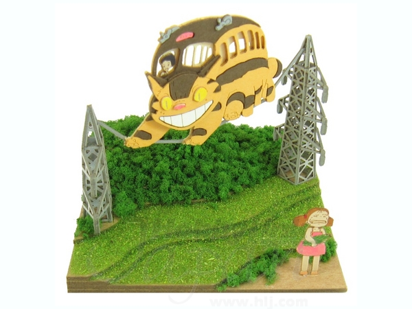 Miniatuart Kit Studio Ghibli Series : Mei & Nekobus