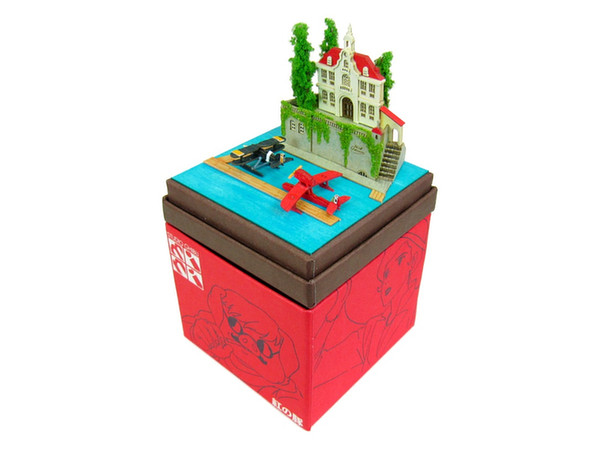 Miniatuart Kit Studio Ghibli Series : Adoriano & Flying Boat