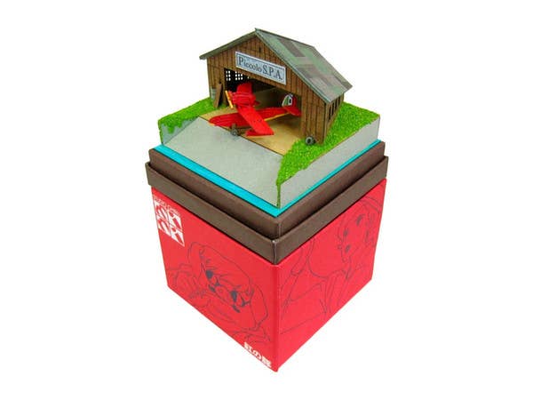 Miniatuart Kit Studio Ghibli Series : Savoia at Piccolo S.P.A.