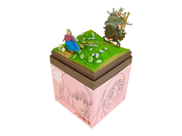Miniatuart Kit Studio Ghibli Mini : Howl's Moving Castle - Howl's Castle & Sophie