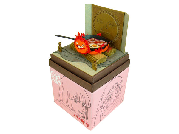 Miniatuart Kit Studio Ghibli Mini : Howl's Moving Castle - Calcifer & Eggs and Bacon