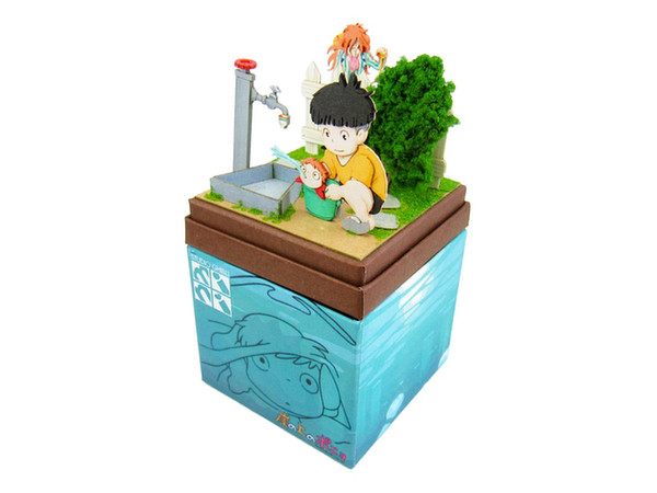 Miniatuart Kit Studio Ghibli Mini : Sosuke, Ponyo & Fujimoto