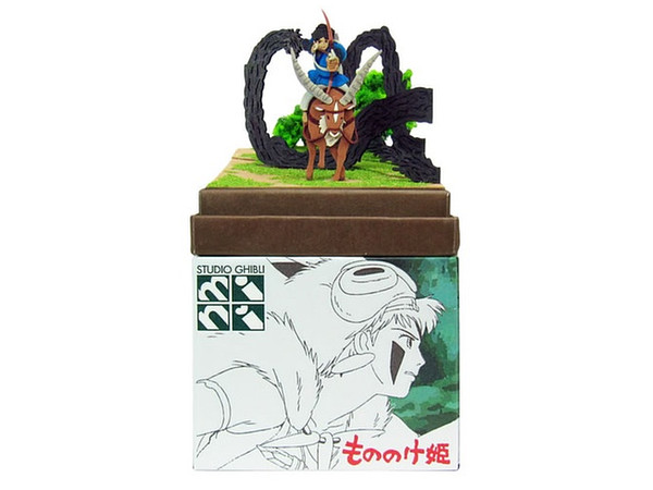 Miniatuart Kit Studio Ghibli Mini : Ashitaka & The Demon God (Tataragami)