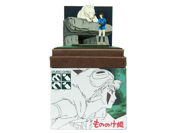 Miniatuart Kit Studio Ghibli Mini : Moro & Ashitaka