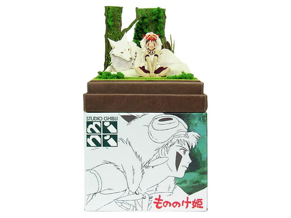 Miniatuart Kit Studio Ghibli Series : San & Mountain Wolf (Yamainu)