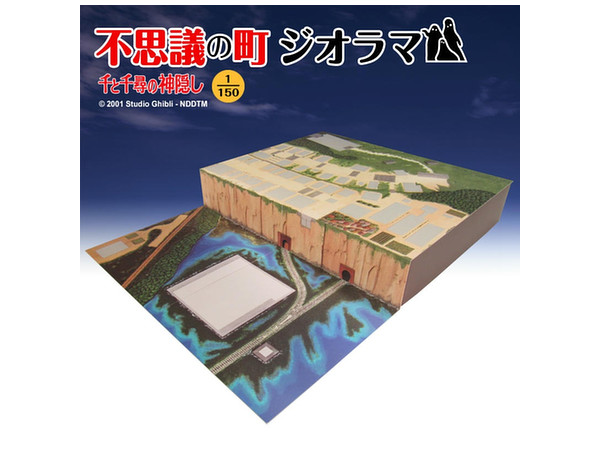 Miniatuart Kit Studio Ghibli Series Spirited Away: Mysterious Town Diorama Base