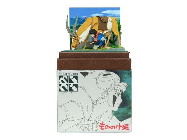 Miniatuart Kit Studio Ghibli mini Princess Mononoke: Ashitaka and Yakul