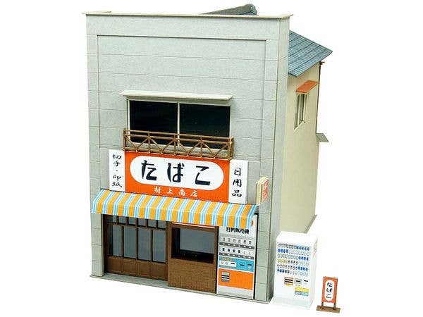 HO Scene Series Corner Shop-16