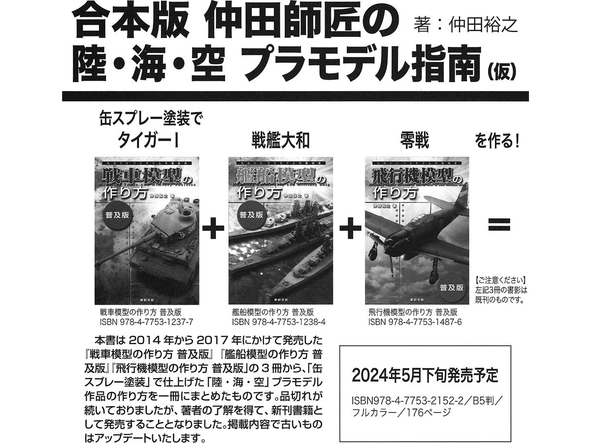 Combined Edition Master Nakada's Land, Sea, And Air Plastic Model Guide (Tentative)