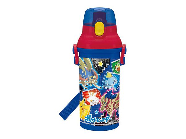 Pokemon: Direct Drinking Plastic One-touch Bottle (for Dishwasher) 480ml
