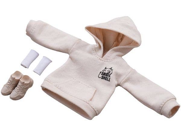 Devil's Whisper Series Print Hoodie Set (Beige) (Doll Accessory) (Compatible Sizes: 1/10-1/12 Scale)