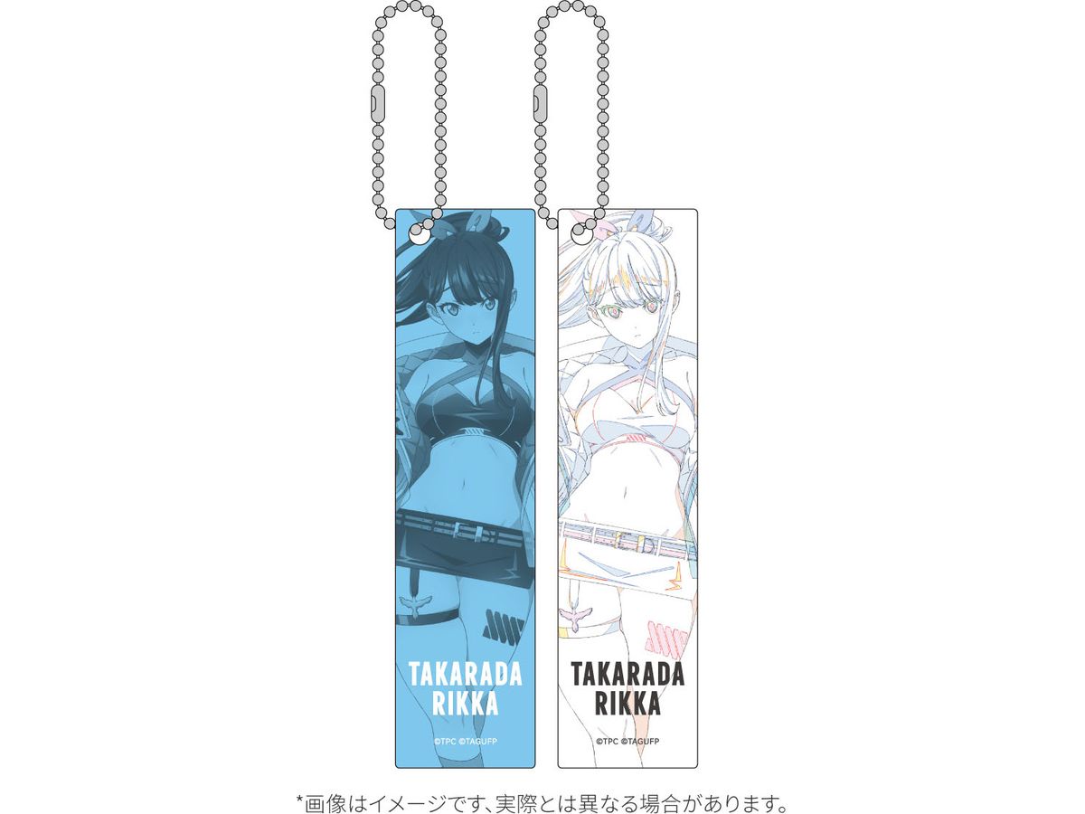 Gridman Universe Dreamy Divas Ver. Acrylic Stick Keychain Rikka Takarada