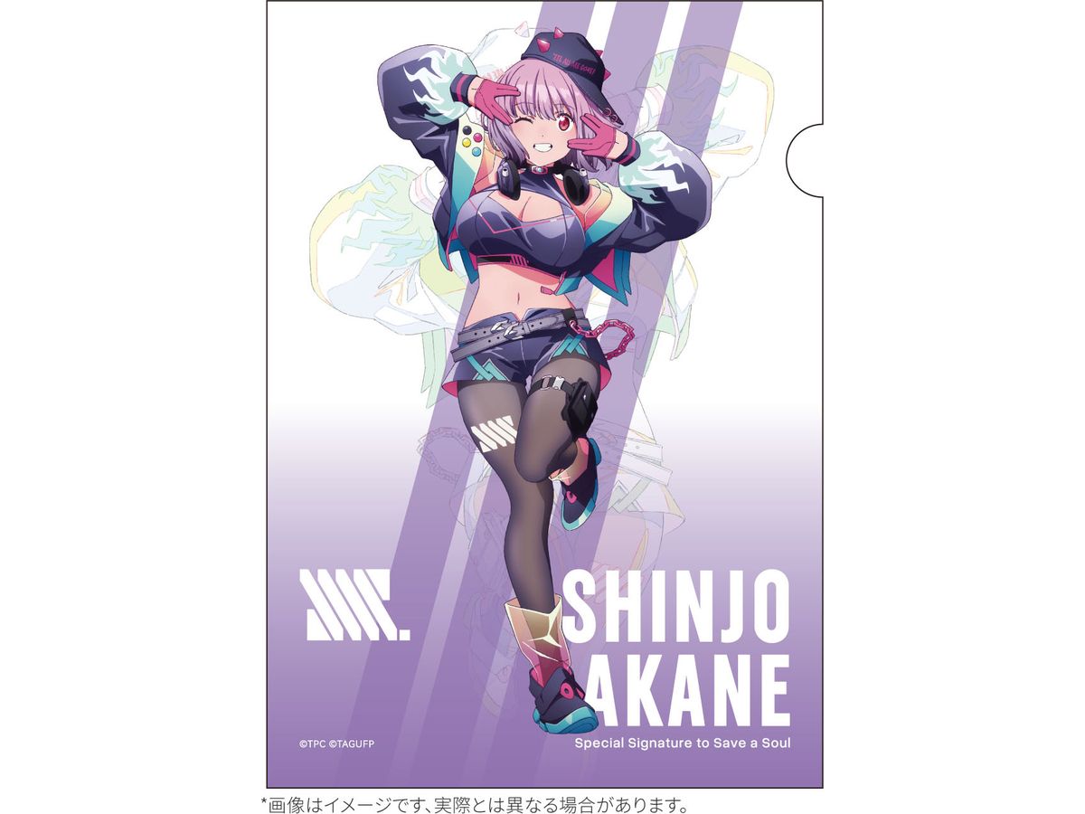 Gridman Universe Dreamy Divas Ver. A4 Clear File Akane Shinjo