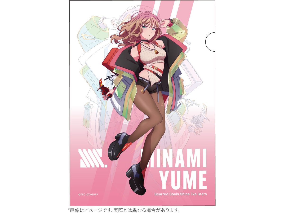 Gridman Universe Dreamy Divas Ver. A4 Clear File Yume Minami