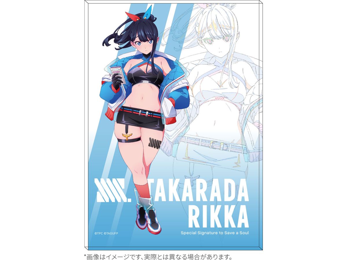 Gridman Universe Dreamy Divas Ver. Acrylic Block Rikka Takarada