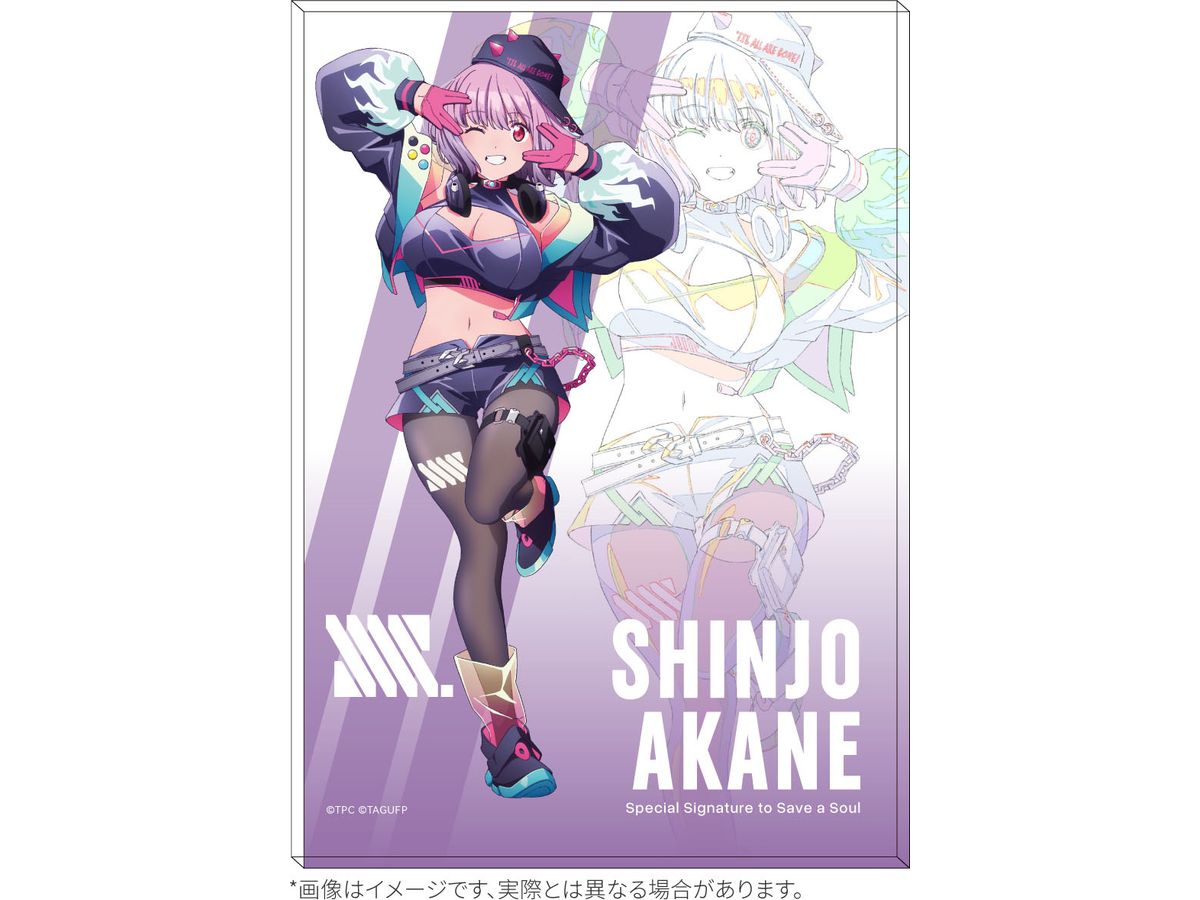 Gridman Universe Dreamy Divas Ver. Acrylic Block Akane Shinjo