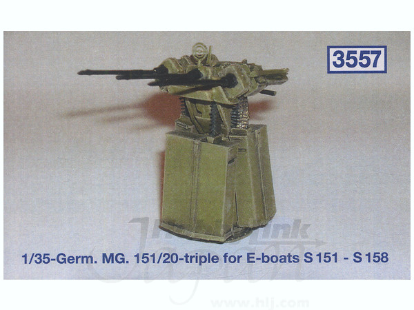 German MG 151/20 Triple for E-Boats S151-S158
