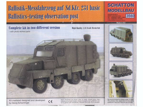 Sd.Kfz.231 Basic Ballistics Testing Observation Post