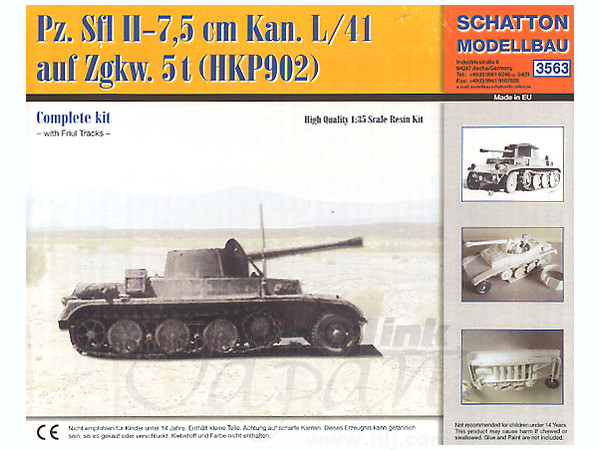 Pz.Sfl II-7.5cm Kan. L/41 auf Zgkw. 5t (HKP902)