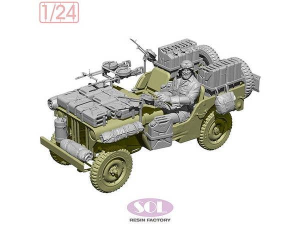 WWII British SAS 1/4 Ton 4x4 Patrol Car Conversion Kit Ver.2