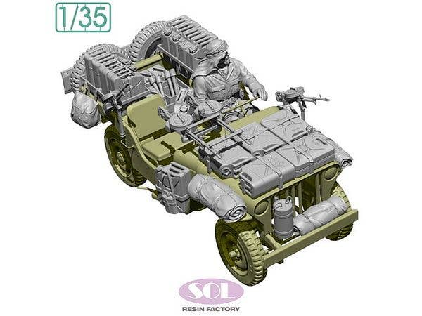 WWII British SAS 1/4 Ton 4x4 Patrol Car Conversion Kit Ver.2