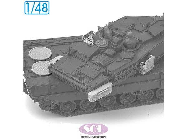 Detail-up mesh parts for Leopard 2A7V (for Tamiya Kits)