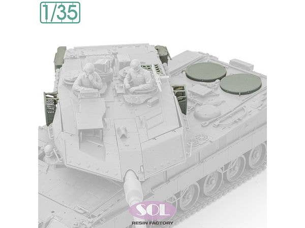 Detail-up Mesh Parts for Leopard 2A7V (for Tamiya Kits)