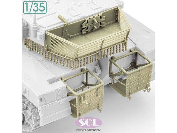 Basket Detail-up Parts for Merkava MK3 BAZ/D (for MENG)