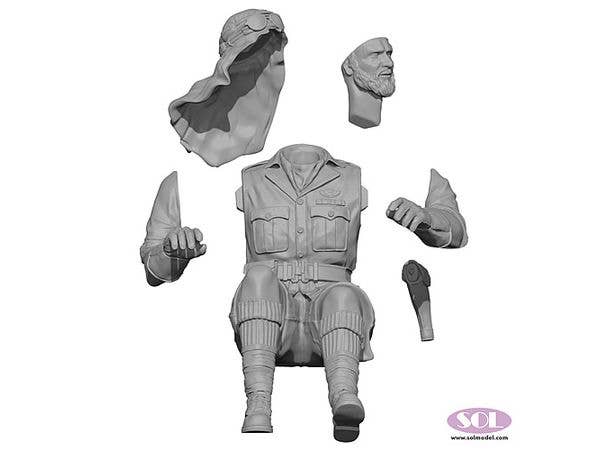 WWII British SAS 1/4 Ton Patrol Car Crew Set (4pcs)