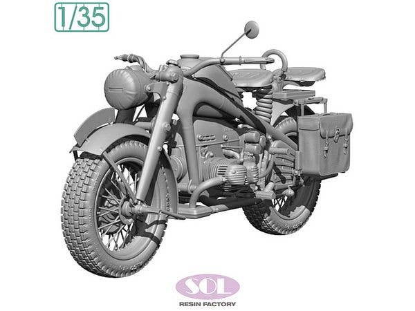 WWII German Motorcycle KS750