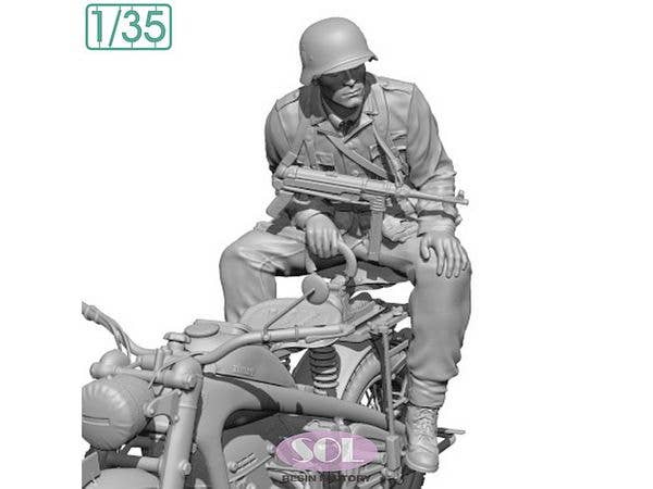 Rider2 for WWII German KS750 (for SOL MODEL)