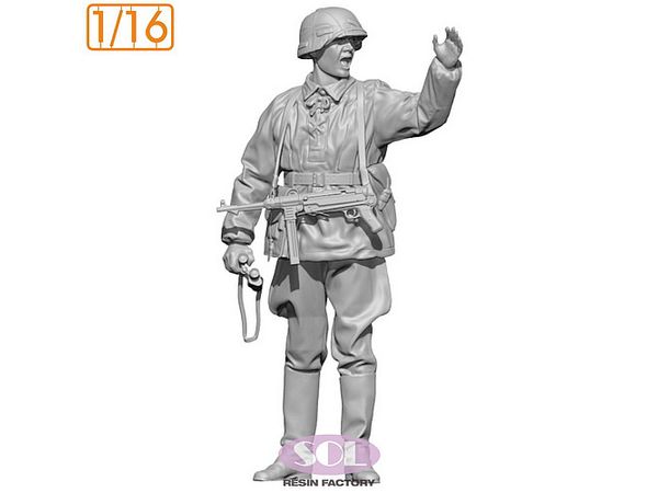 WWII German anti-tank artillery commander