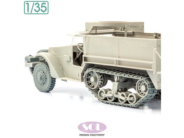 WWII American M3 half-track chained tires & non-slip tracks set (for Dragon)