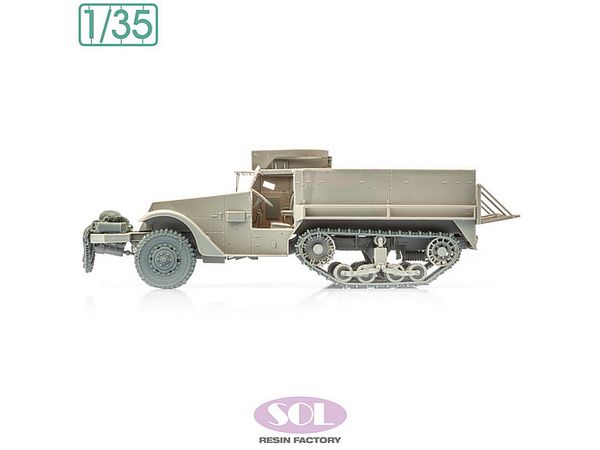 WWII American M3 half-track chained tires & non-slip tracks set (for Dragon)