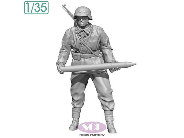 WWII German anti-tank artillery loader 2