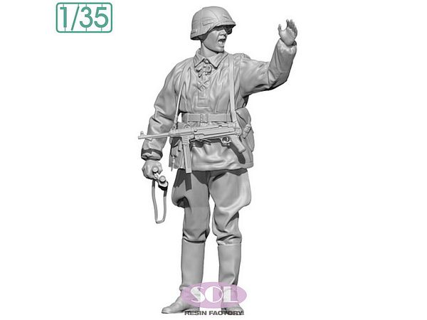 WWII German anti-tank artillery commander