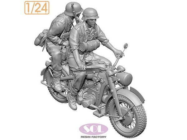 WWII German KS750 with Riders (3D Printed Kit)