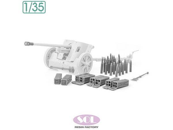 WWII German 5cm Anti-Tank Gun Pak38 Detail Up Set (for Tamiya Kits)