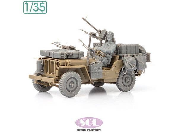 WWII British SAS 1/4 Ton 4 x 4 Patrol Car Conversion Kit