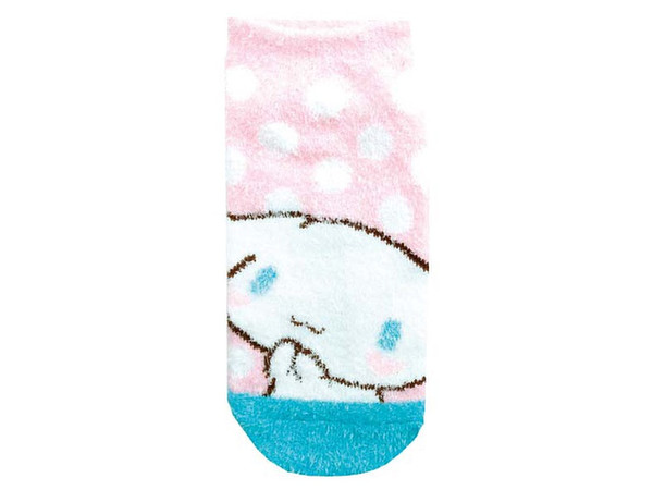 Mokkomoko Socks Cinnamoroll Dot Ladies (22-24cm)