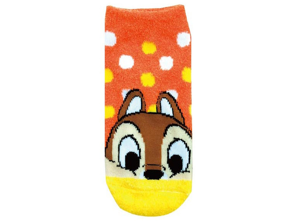 Mokkomoko Socks Disney Character Chip Ladies (22-24cm)