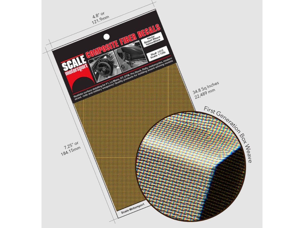 Kevlar Weave Decal Series 1300