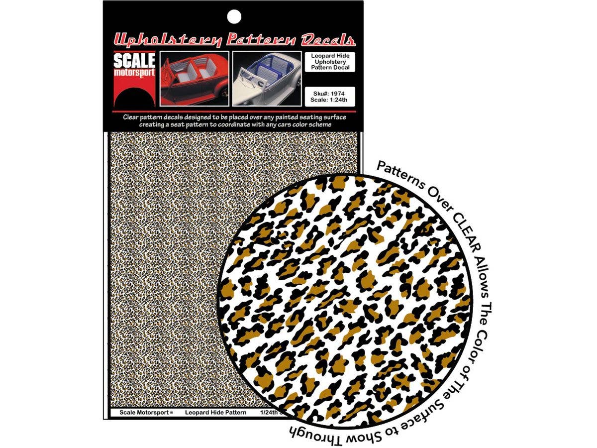 Leopard Hide Upholstery Decal SKU #1974