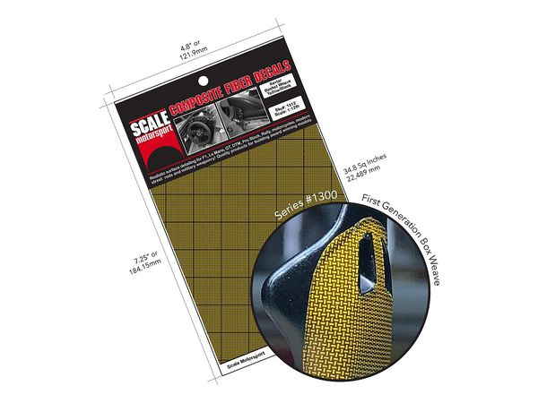 Kevlar Basket Weave Yellow/Black