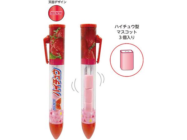 Snack Sakusaku Ballpoint Pen Hi-Chew Strawberry