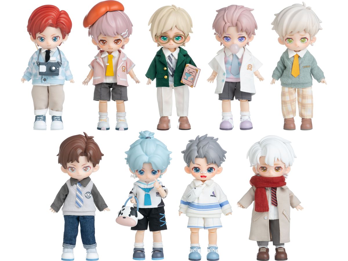 PEETSOON University Series Trading Doll 1Box 8pcs